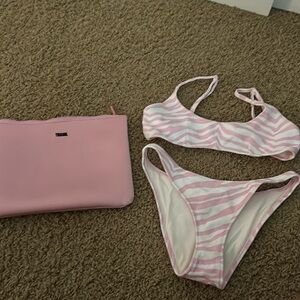 Triangl swimsuit and bag